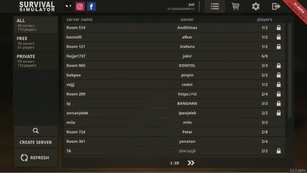 野外生存模拟器联机版(Survival Simulator)