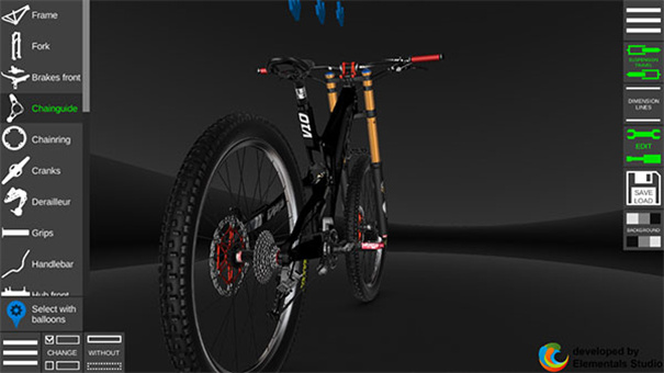 自行车配置器3D截图2
