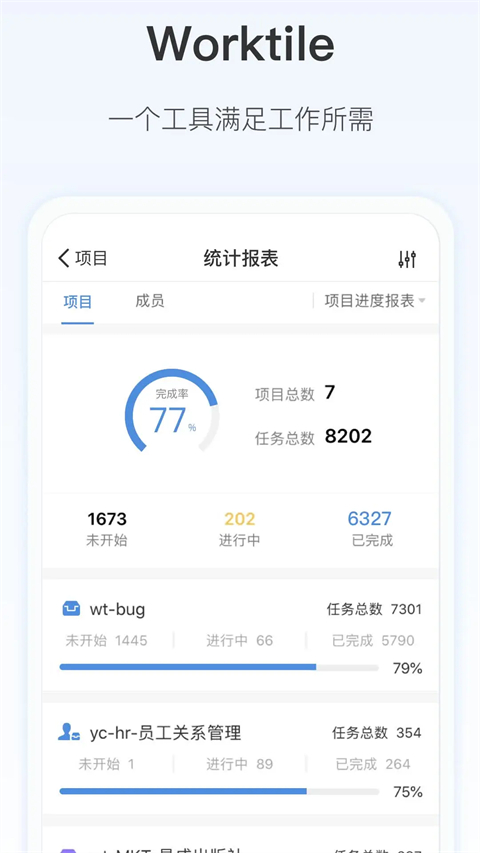 worktile免费版截图1