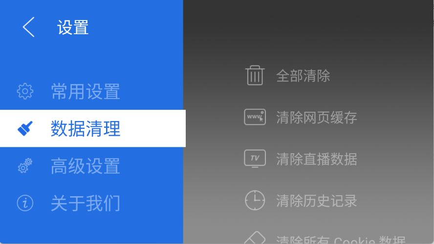 白夜浏览器电视版截图3