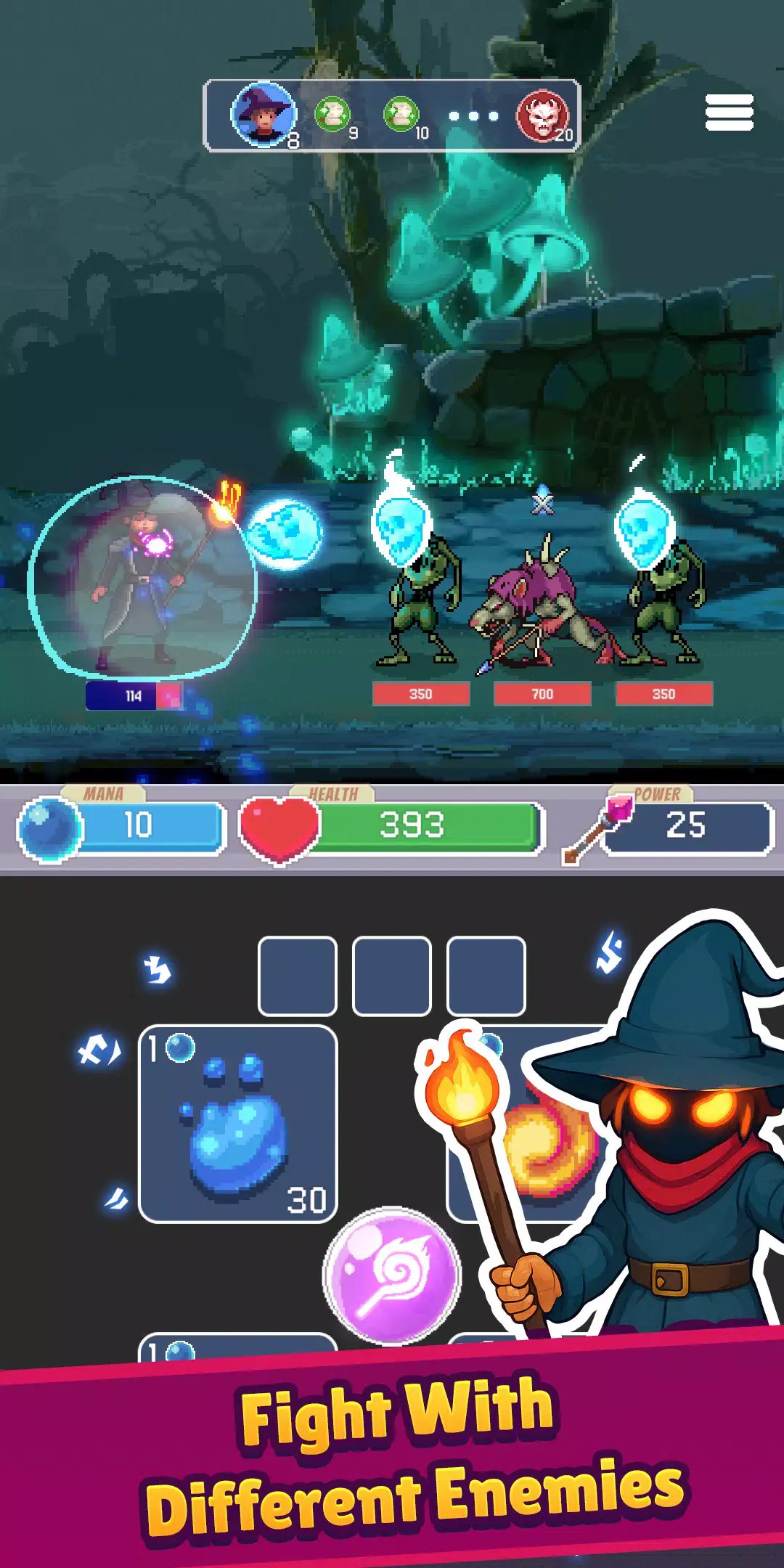 像素英雄魔法冲刺