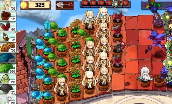 植物娘大战僵尸最新版
