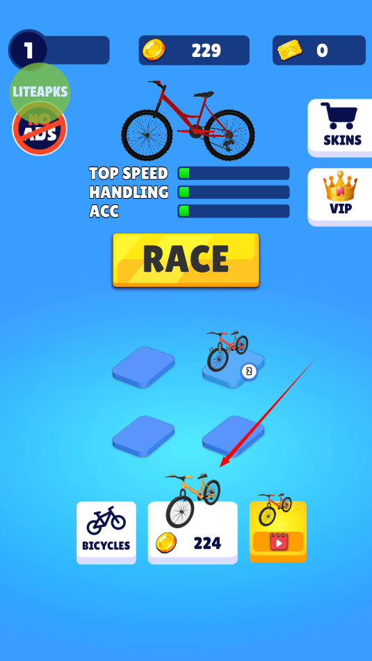 疯狂自行车小游戏