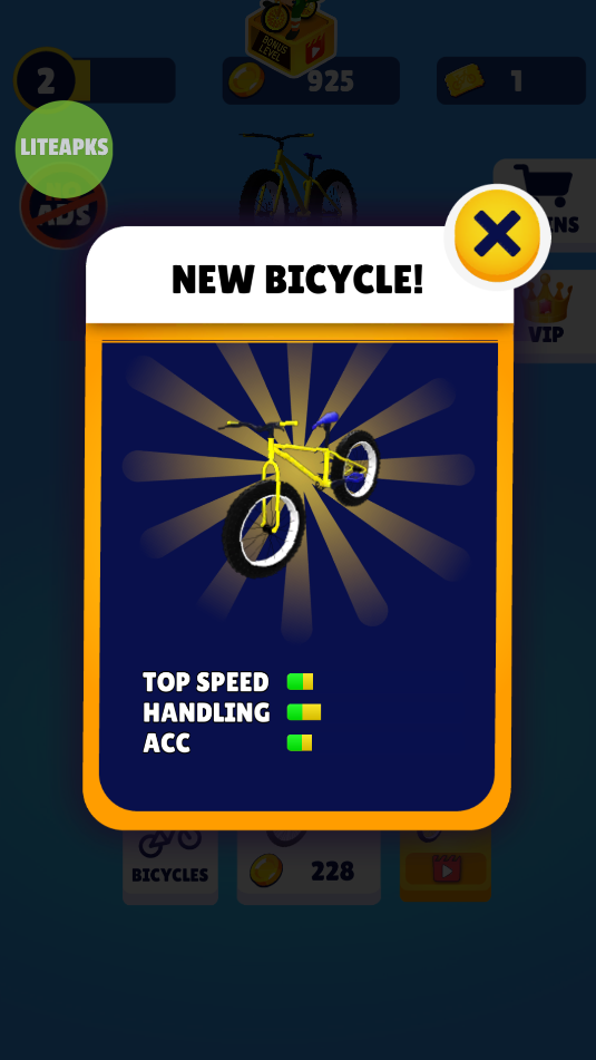 疯狂自行车小游戏