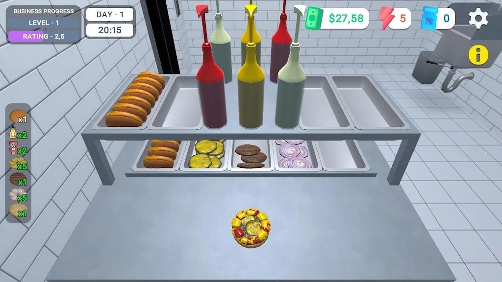 我的汉堡店模拟器中文版截图4