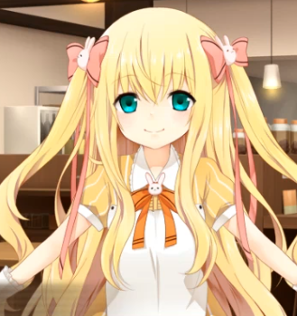 夜间的兔兔咖啡馆