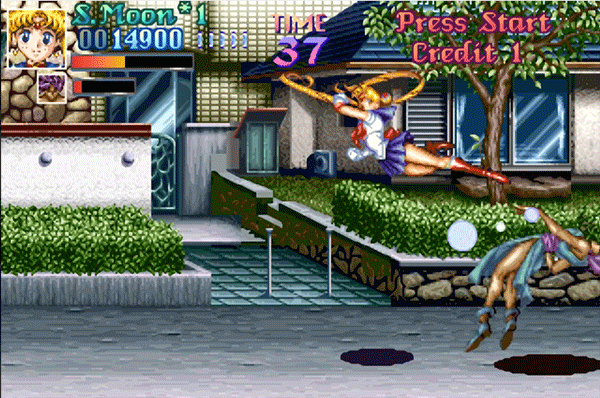 美少女战士街机游戏