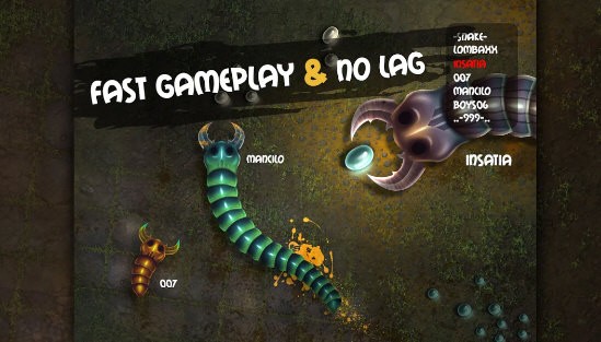 贪吃蜈蚣游戏截图1