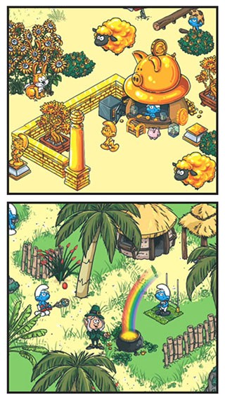 蓝精灵村庄汉化版截图2