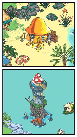 蓝精灵村庄汉化版截图3