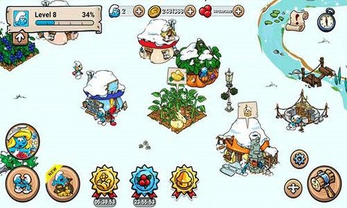 蓝精灵村庄安卓版