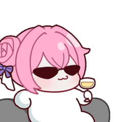 [TapTap表情｜TapFamilyxdoro2_粉粉举杯]