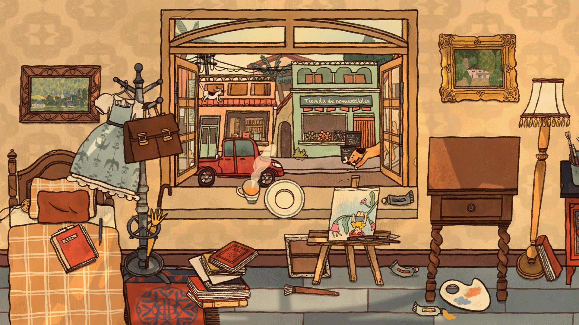 窗台上的蝴蝶手机版截图5