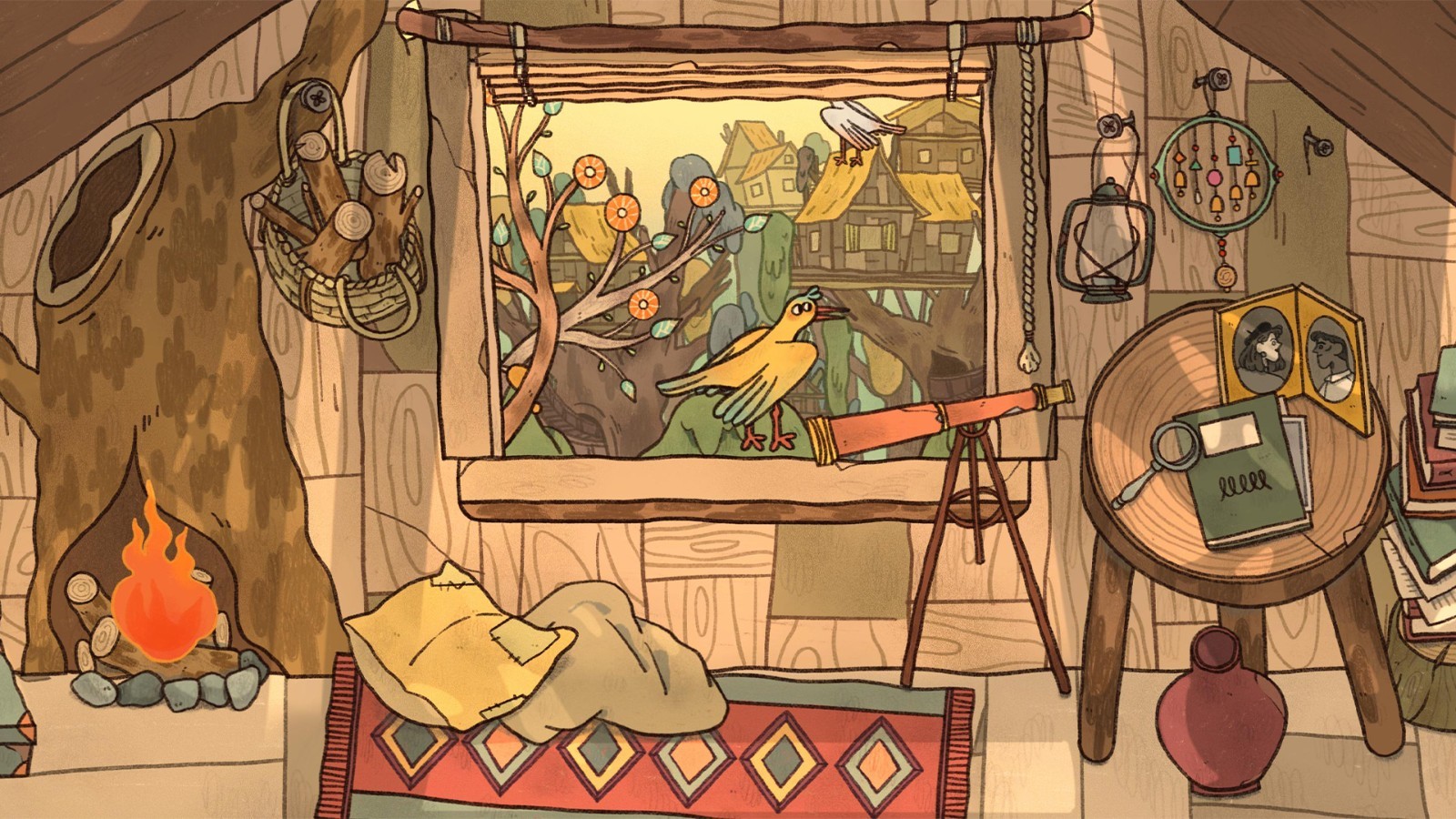 窗台上的蝴蝶手机版截图1