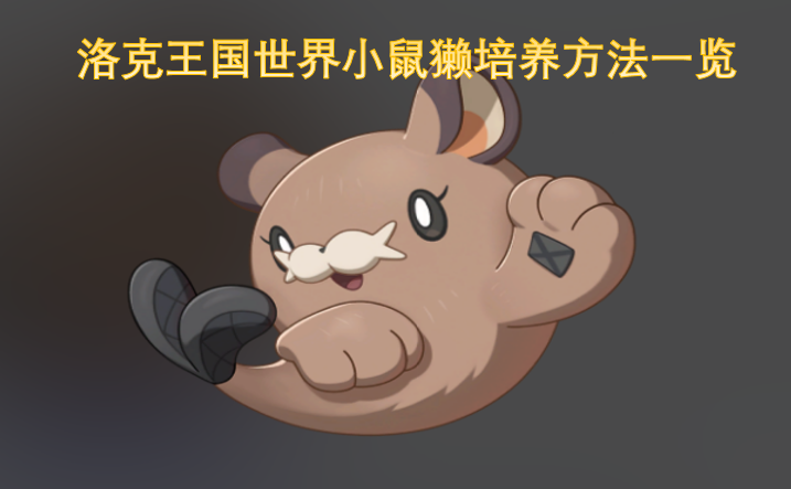 洛克王国世界小鼠獭培养方法一览