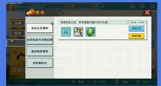 迷你世界实名认证怎么弄