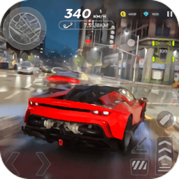 街头赛车夜晚维加斯