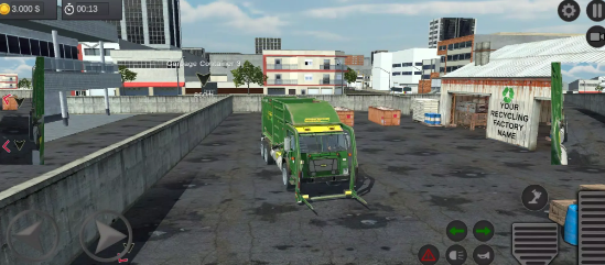 城市垃圾车司机游戏截图2