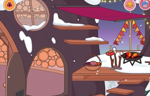 米加小镇山间小屋