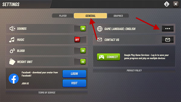 狩猎冲突内置菜单