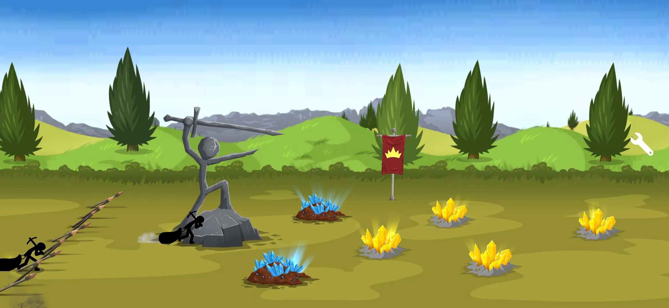 火柴人战争遗产3剑镰合空截图4