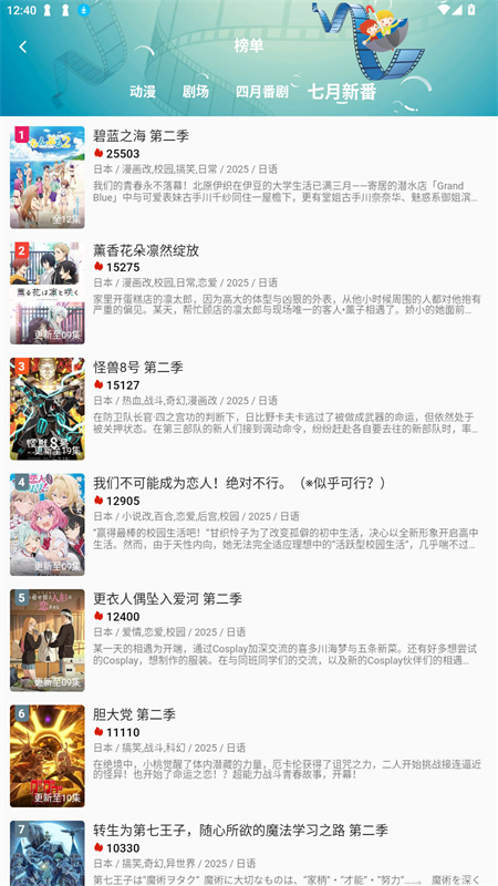 双子星动漫官方版截图1