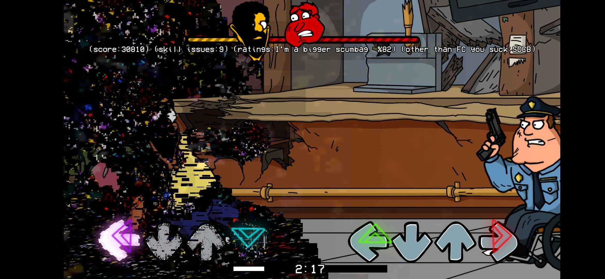 FNF错误化恶搞之家v4