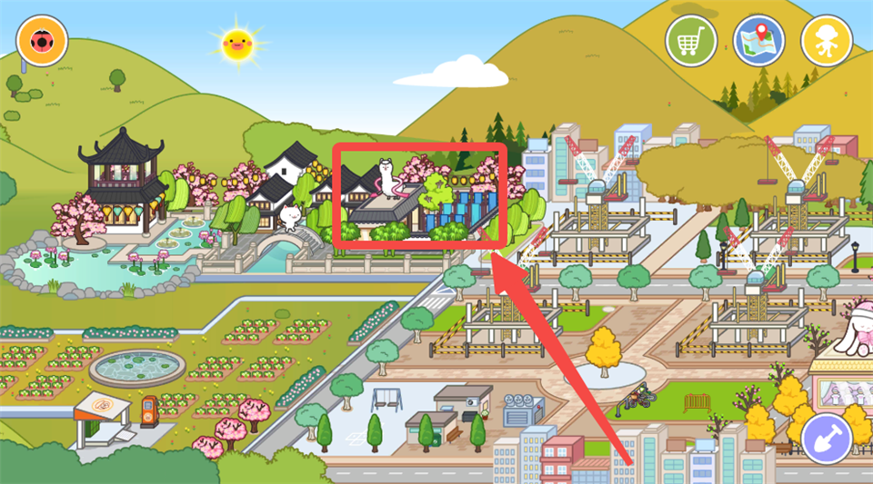 米加小镇世界花园小屋
