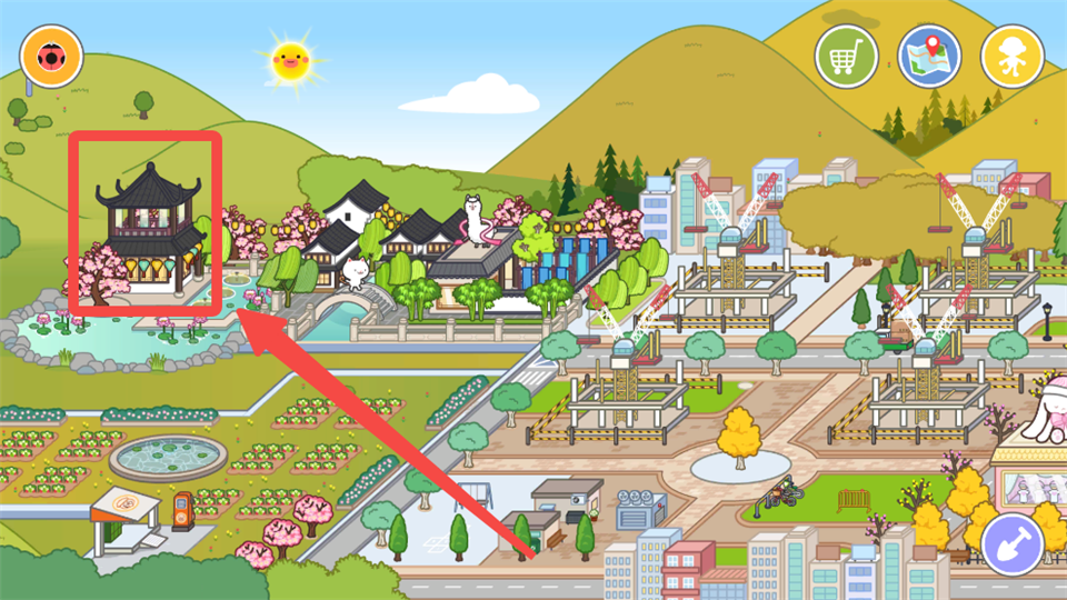 米加小镇世界花园小屋