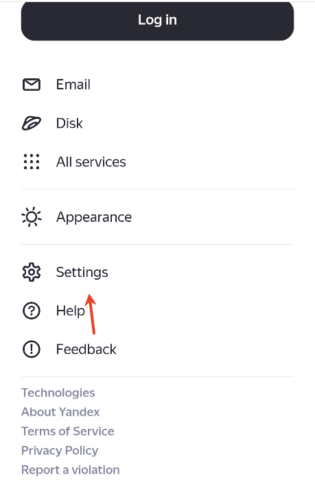 俄罗斯引擎yandex