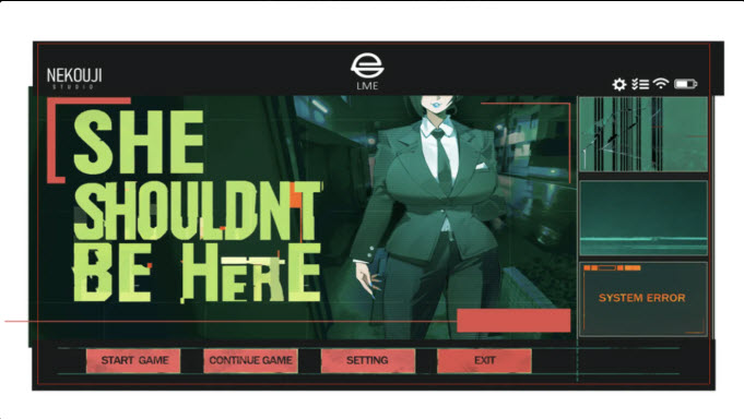 她不该在这里游戏