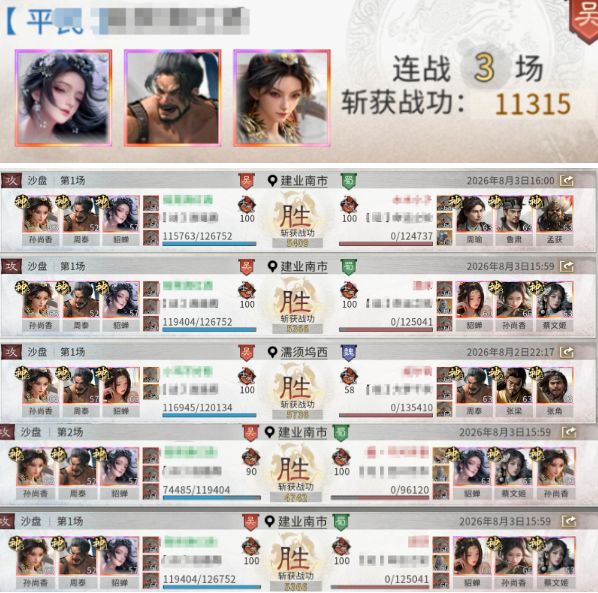 三国天下归心孙尚香阵容怎么搭配