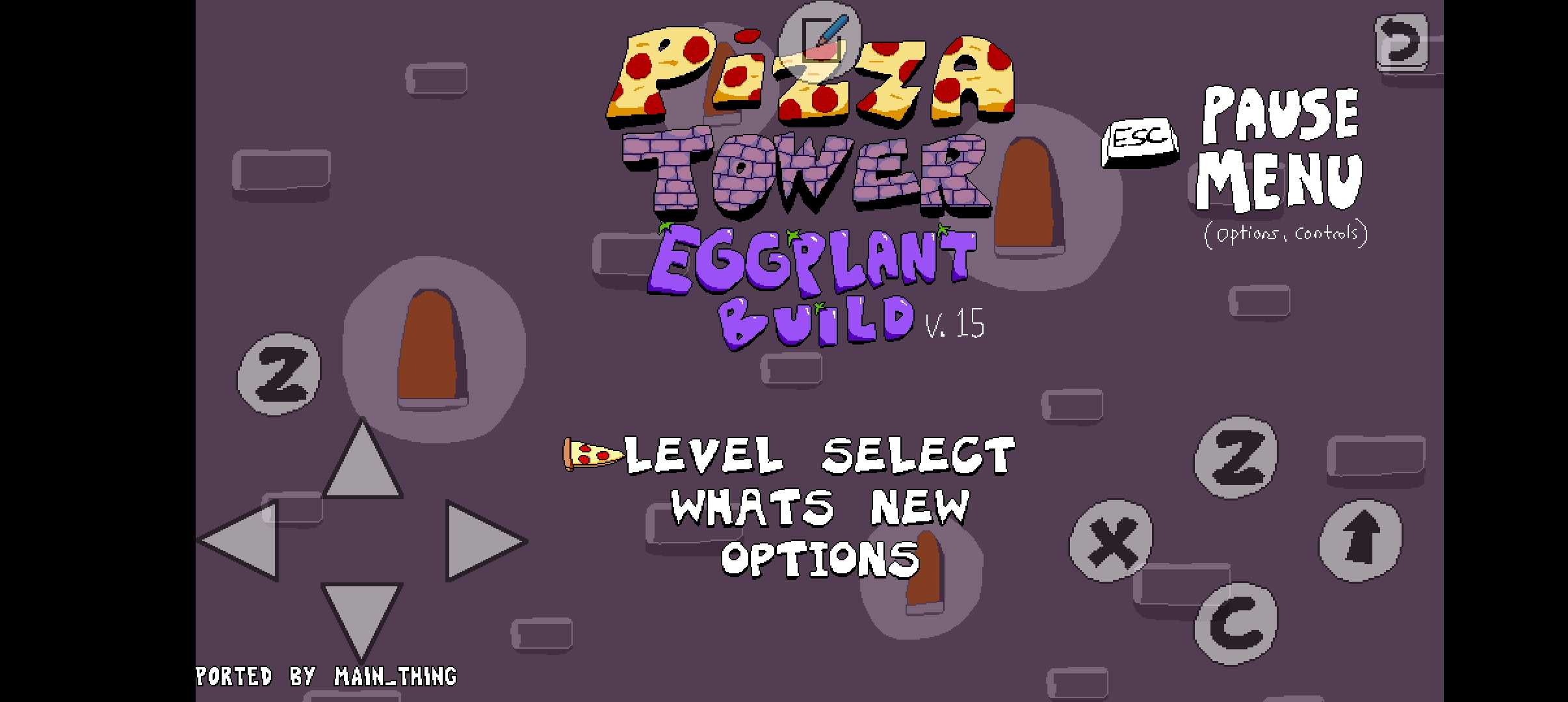 披萨塔茄子版9.5.0(Pizza Tower)截图1
